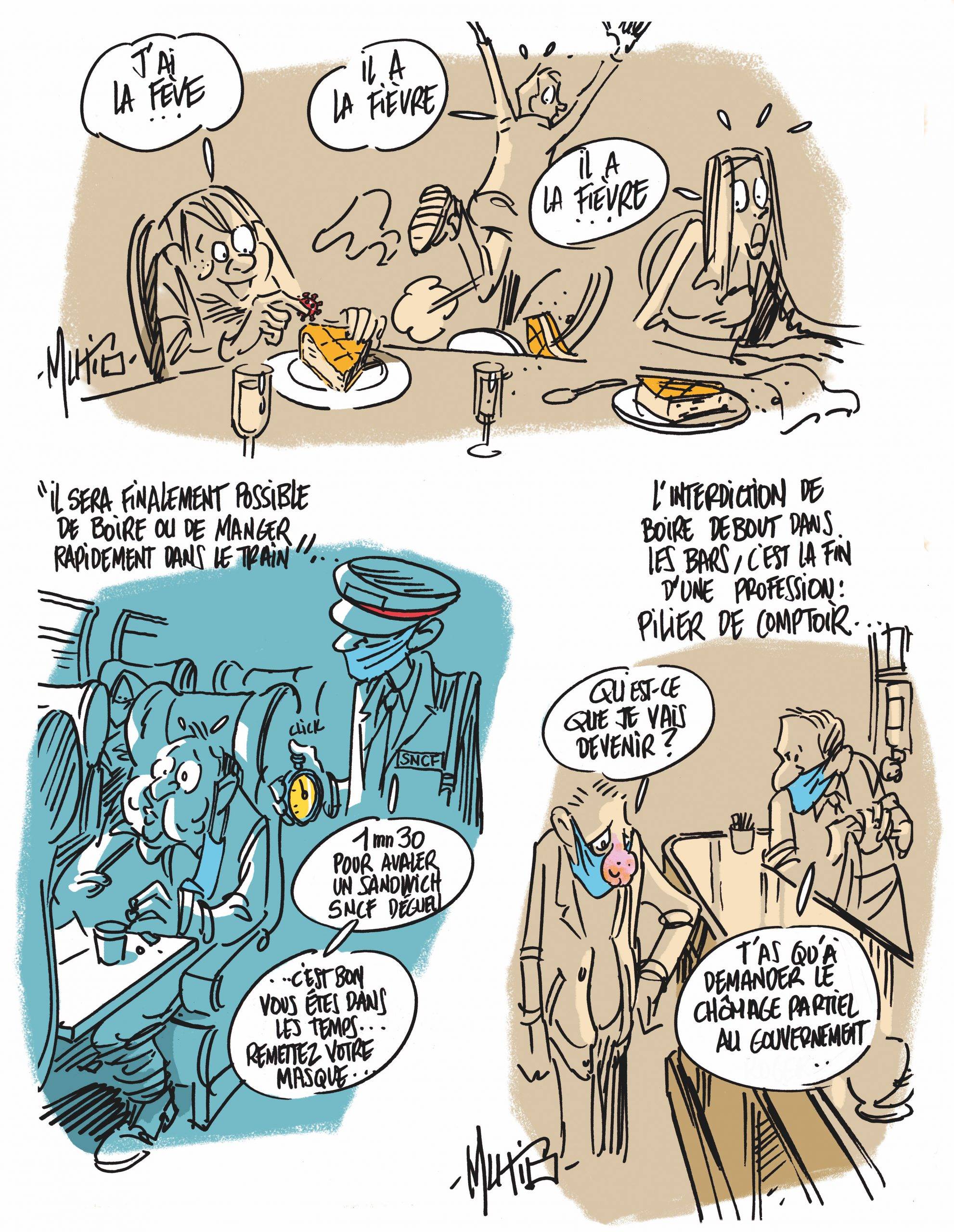 Masques, fèves et fièvre…