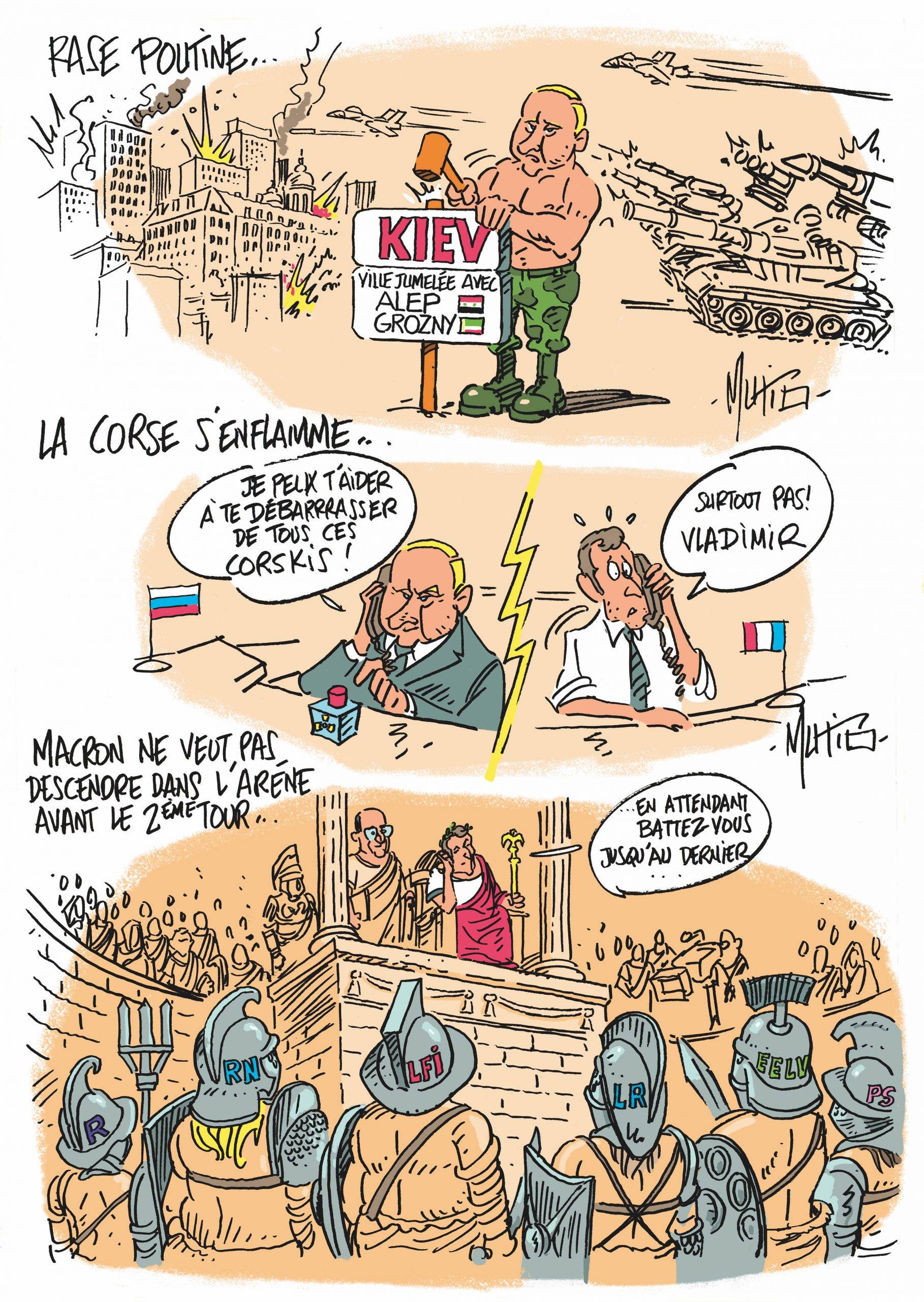 Ukraine, Corse… et Macron