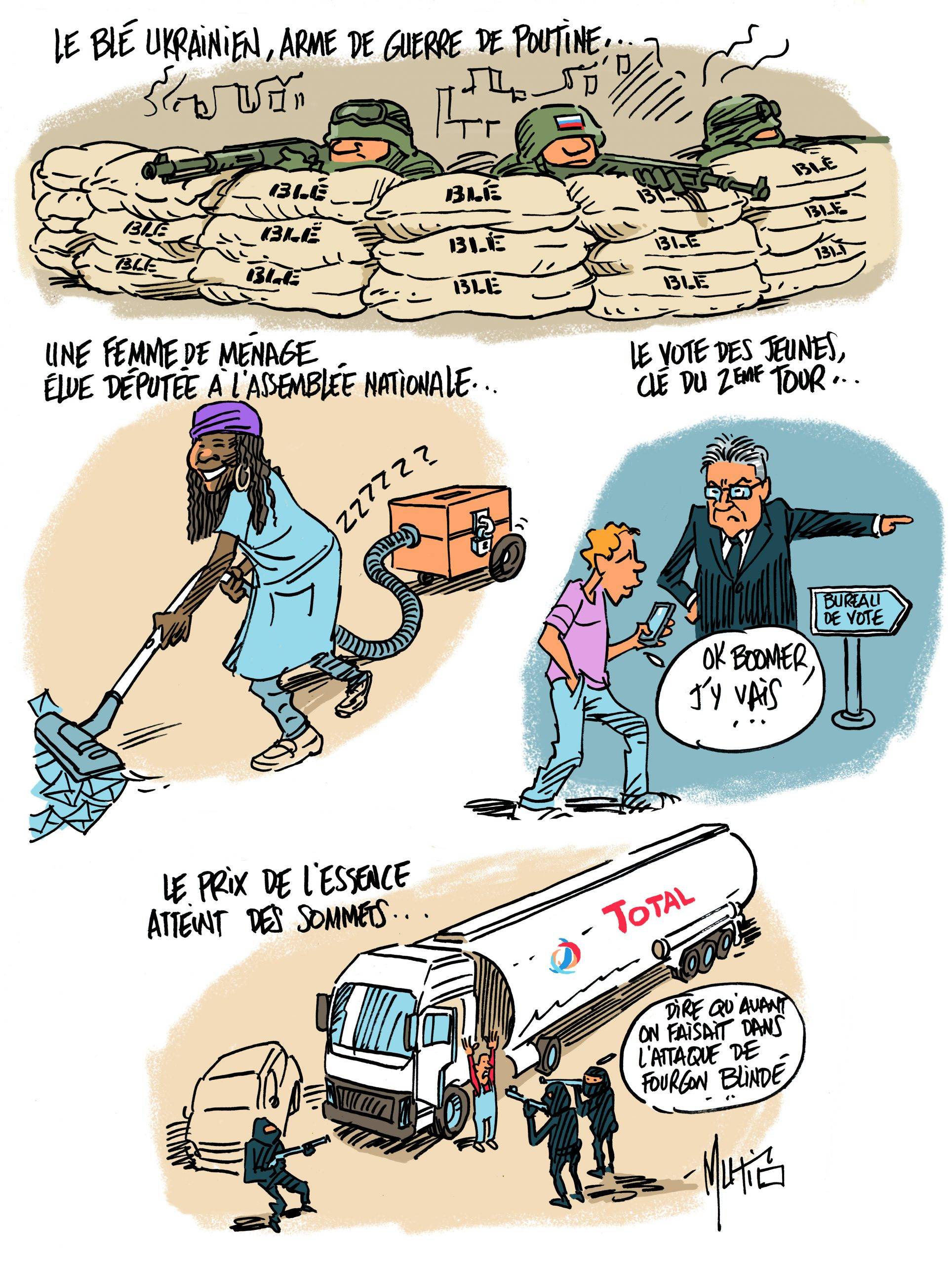 Blé, Assemblée et essence