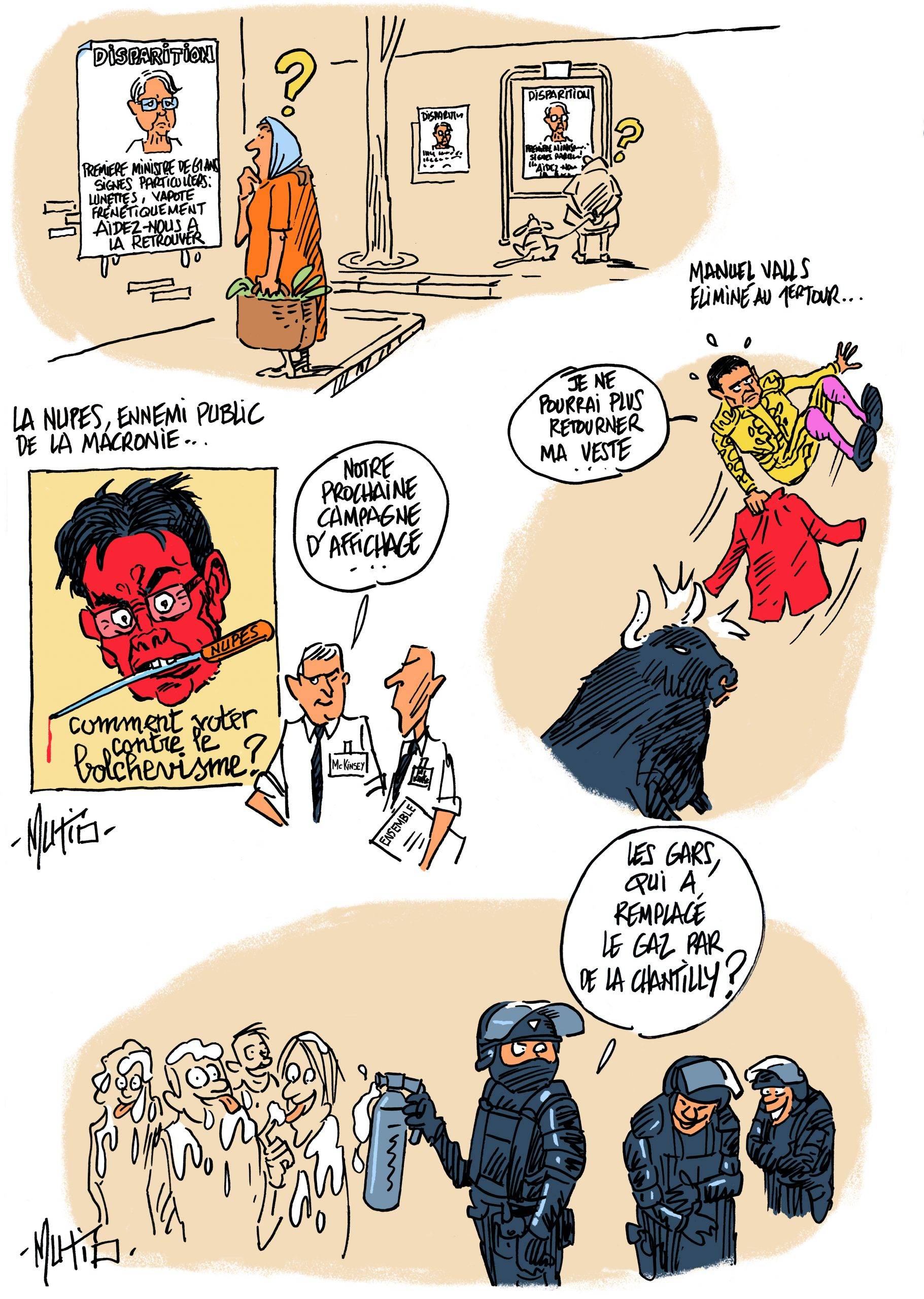 Borne, Nupes, Valls et chantilly