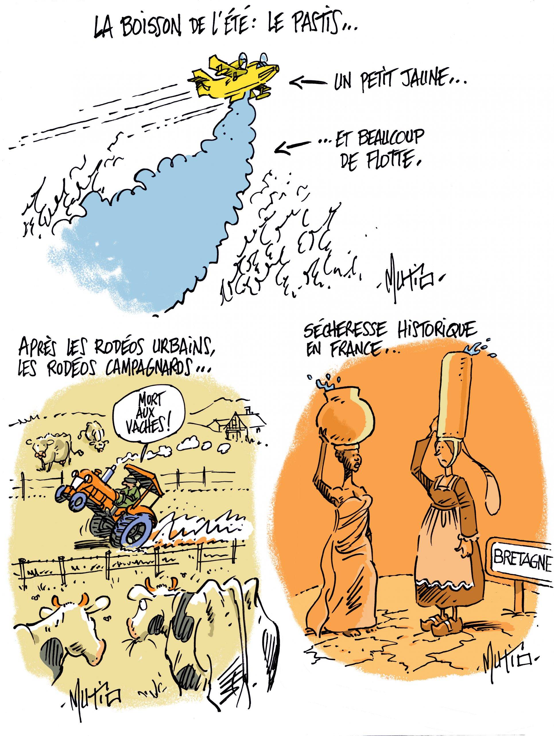 Pastis, rodéos et sécheresse