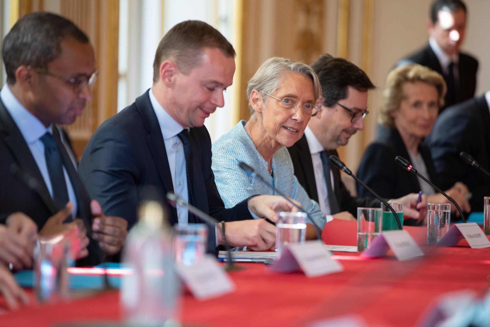 La première ministre avec les présidents des conseils régionaux