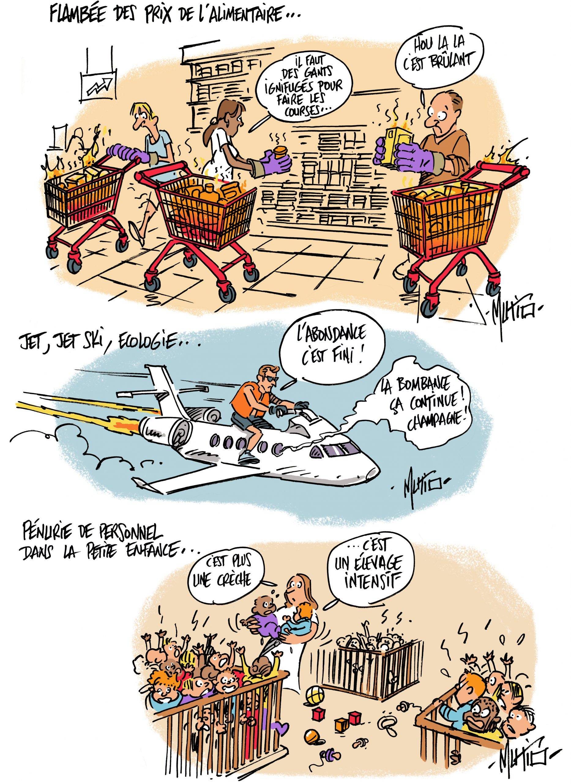 Flambée des prix, jets et petite enfance