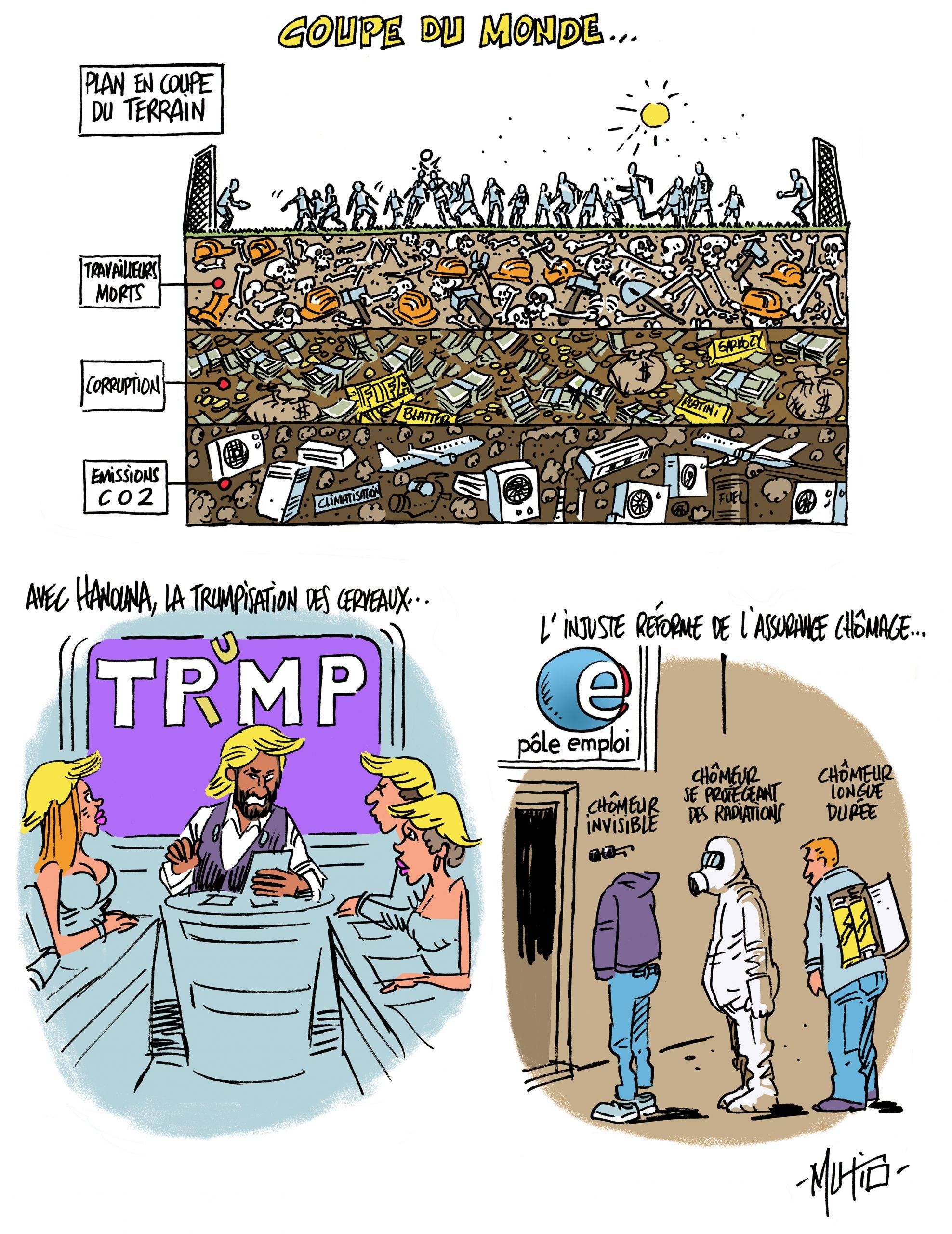 Foot au Qatar, Hanouna et chômeurs