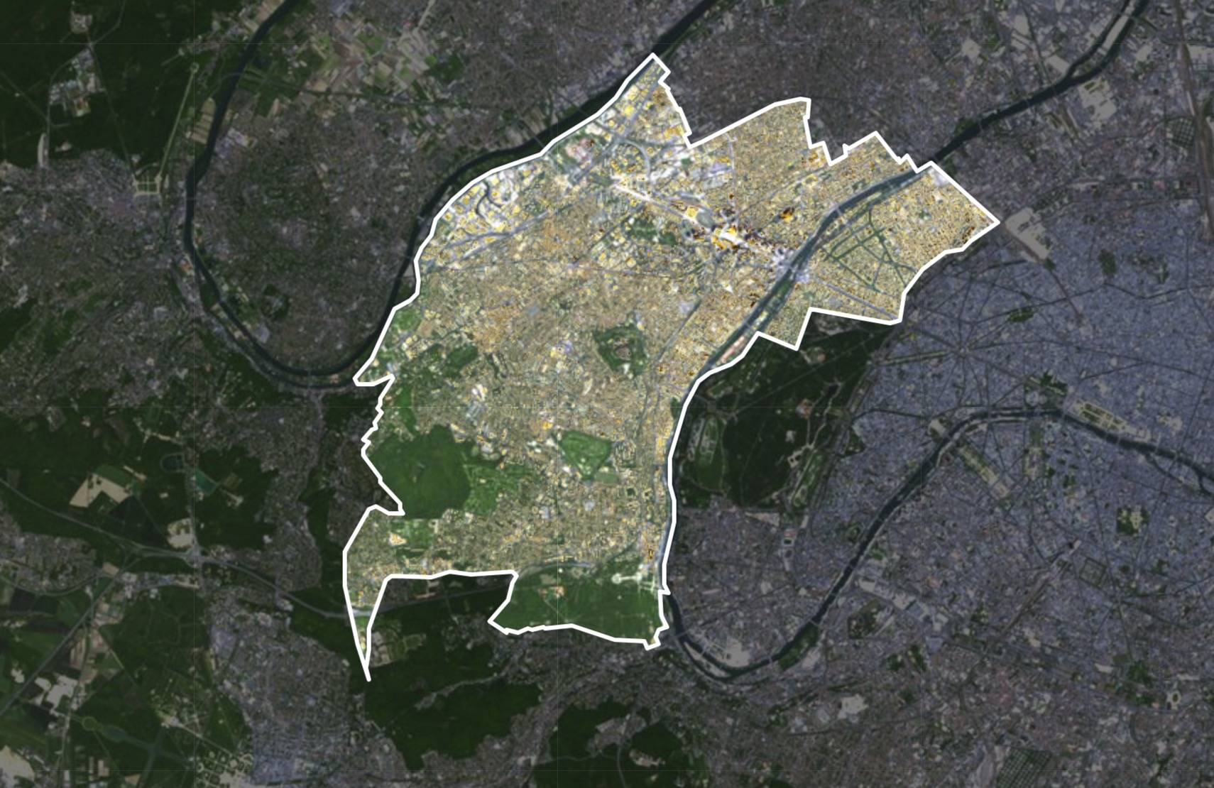 Cadastre solaire à Paris Ouest La Défense