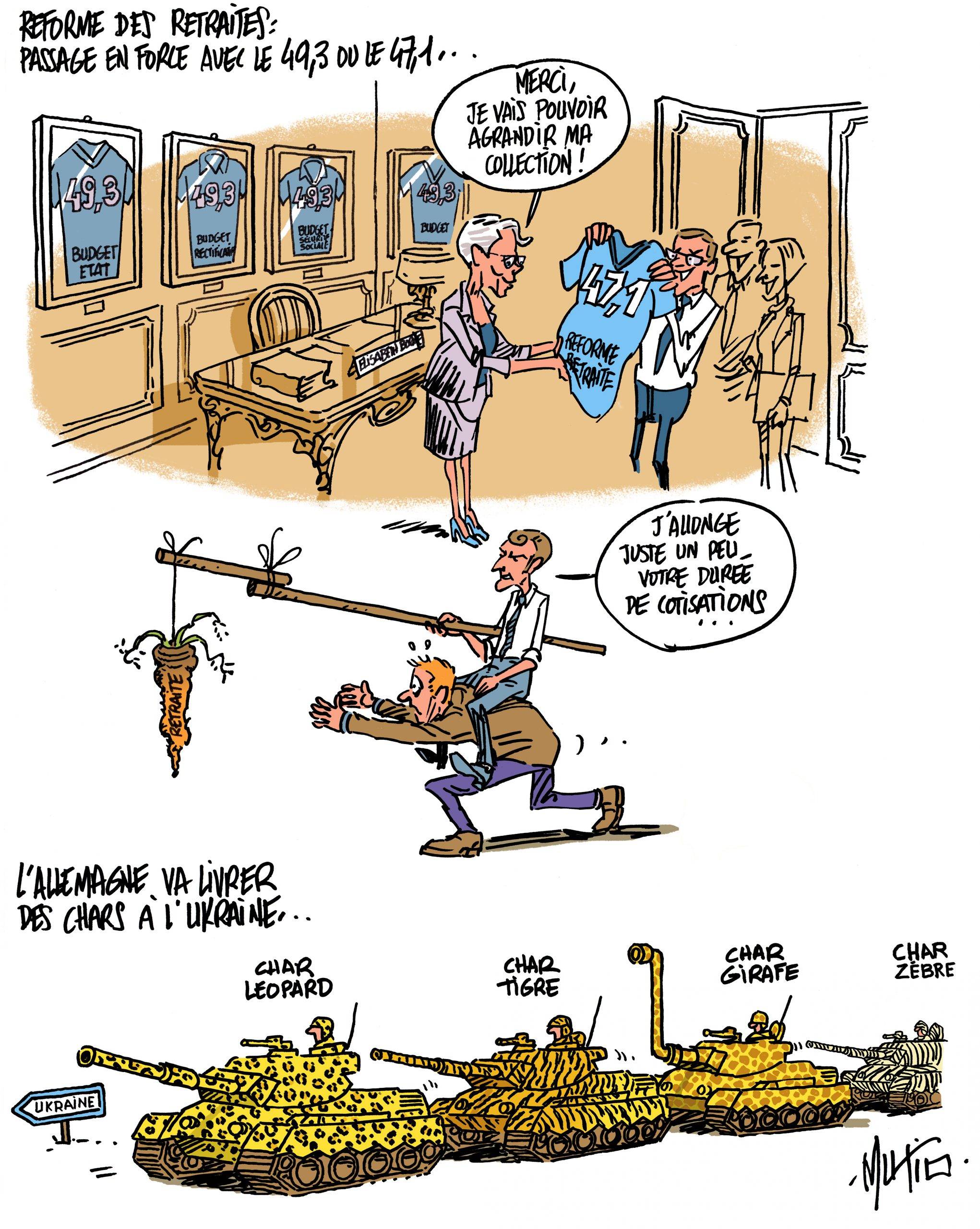 Retraites et Ukraine