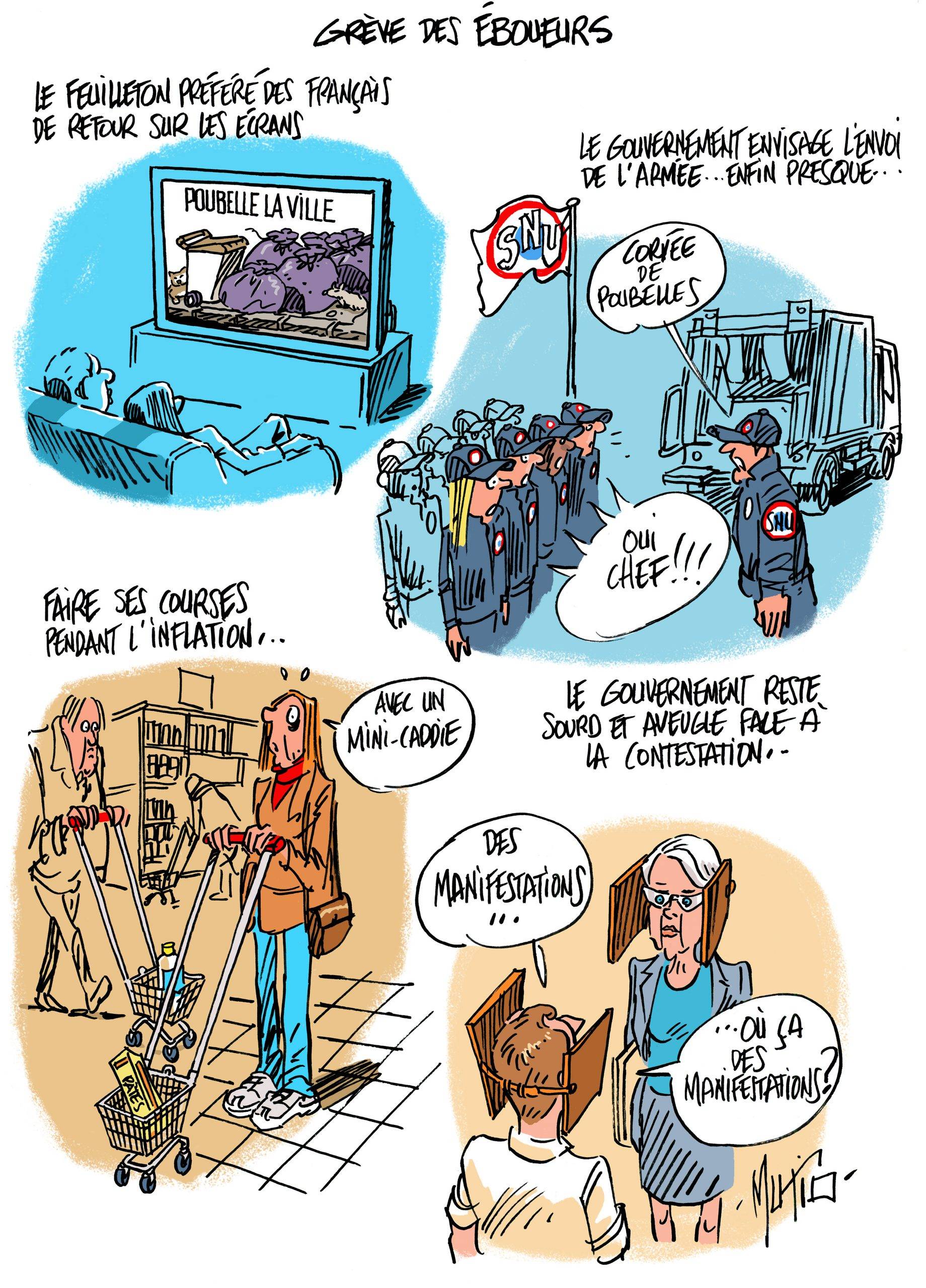 Grève des éboueurs