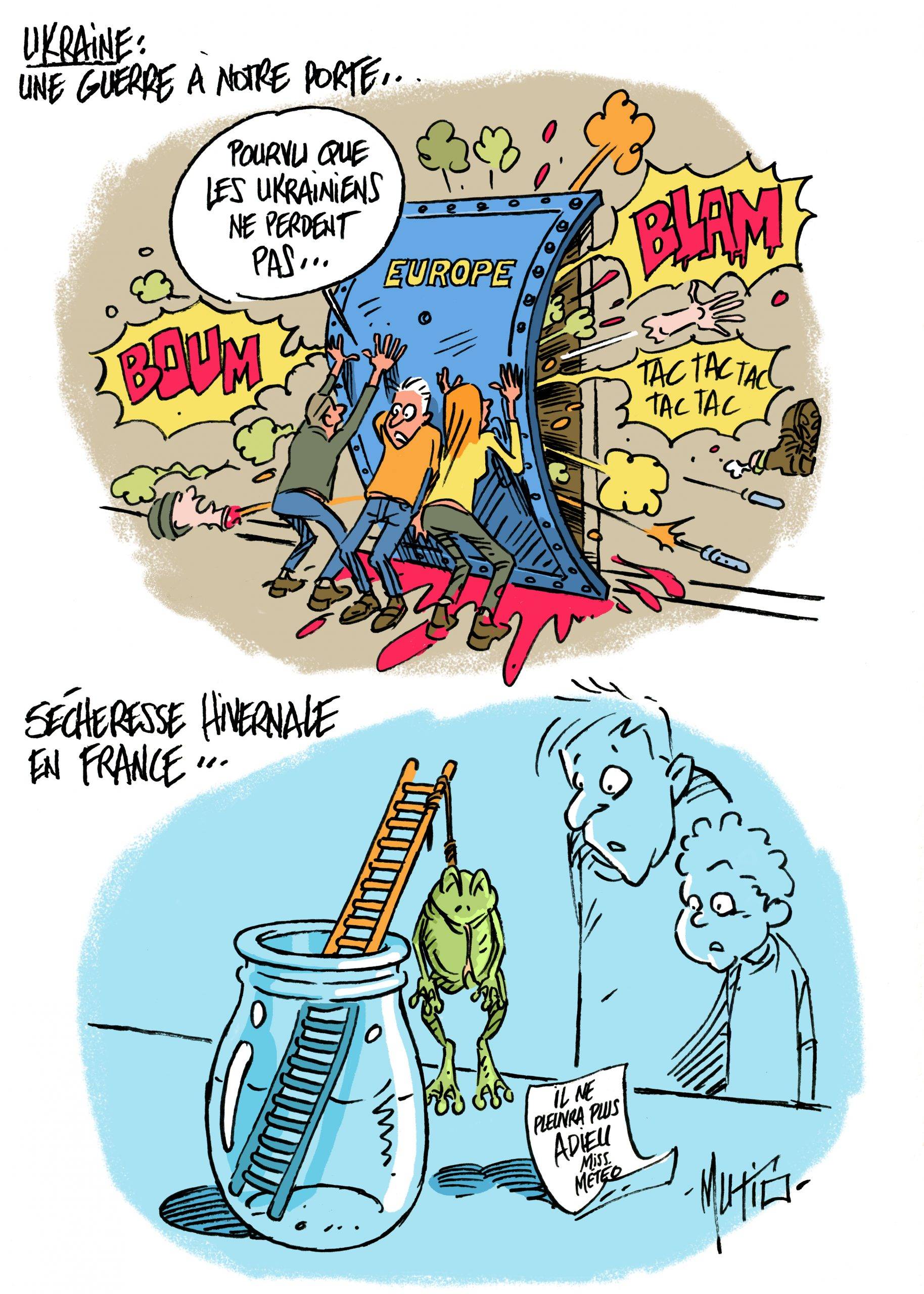 Guerre et sécheresse hivernale