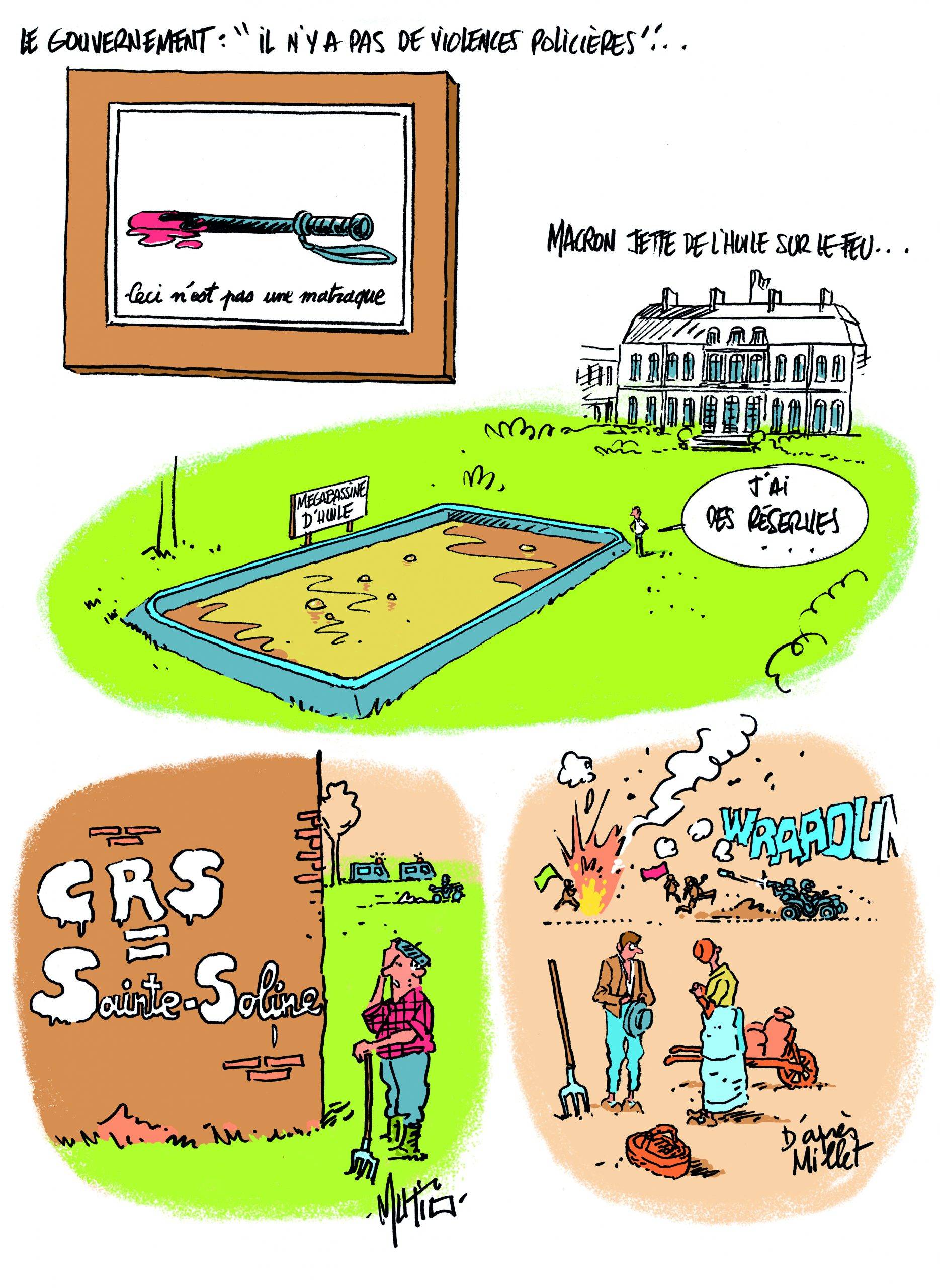 « Il n’y a pas de violences policières »…