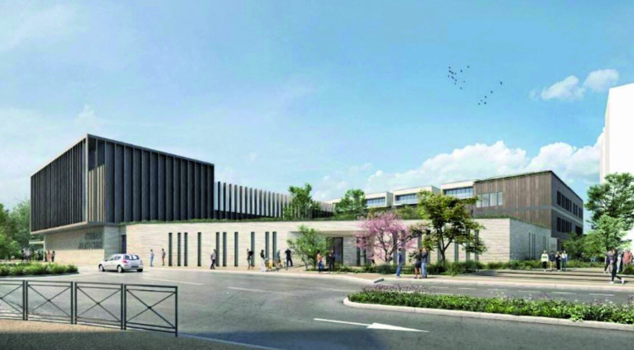 Reconstruction du collège Joliot-Curie à Bagneux