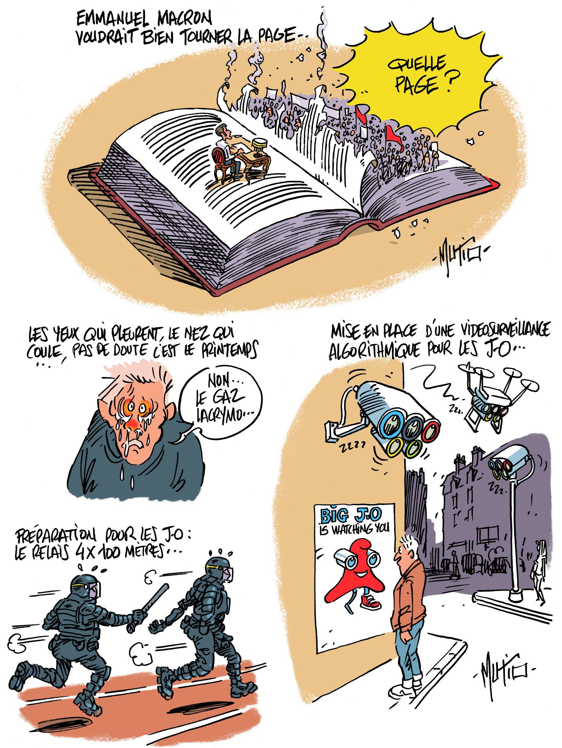 Gaz, matraques et vidéosurveillance