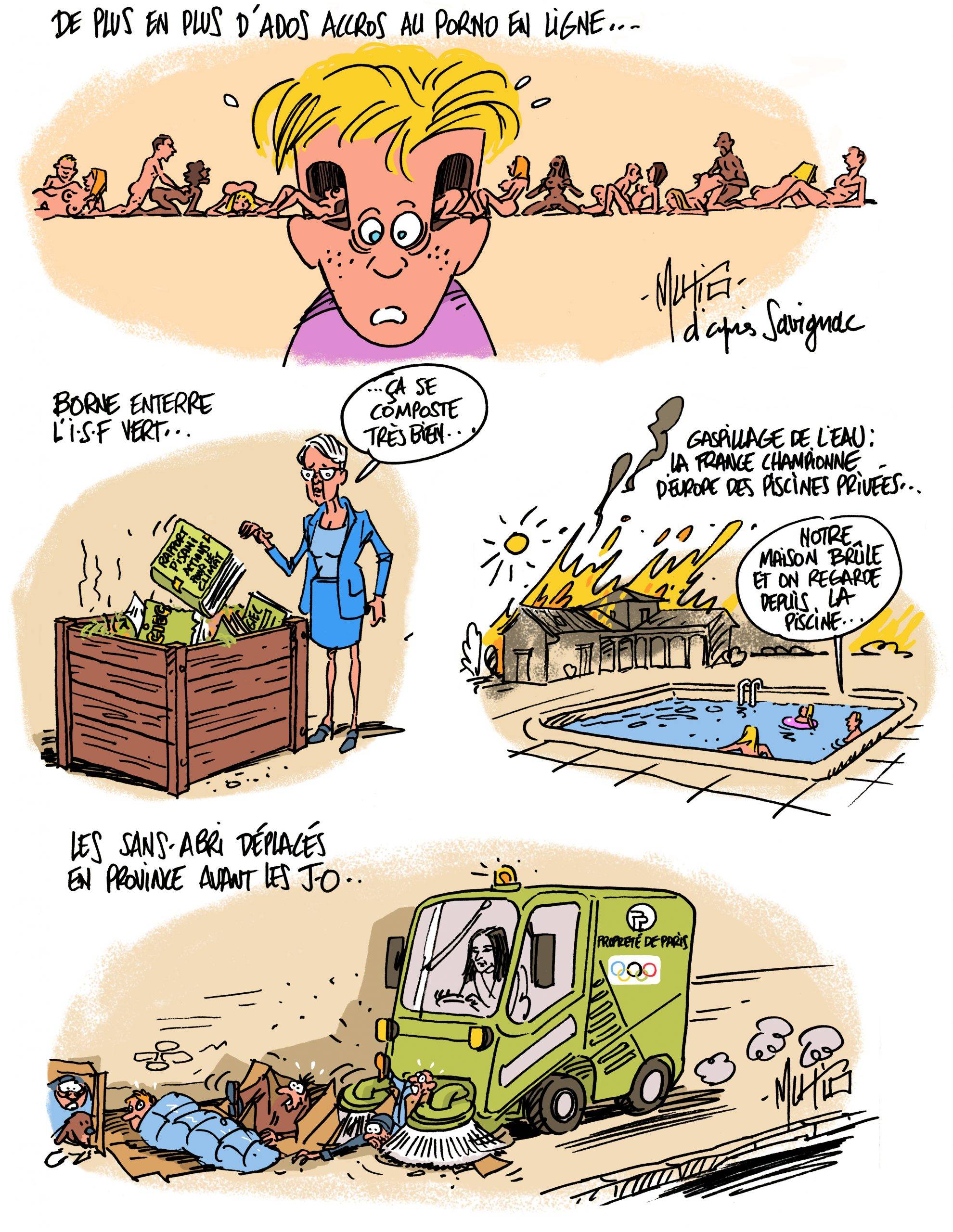 Accros, enterré, gaspillée et déplacés