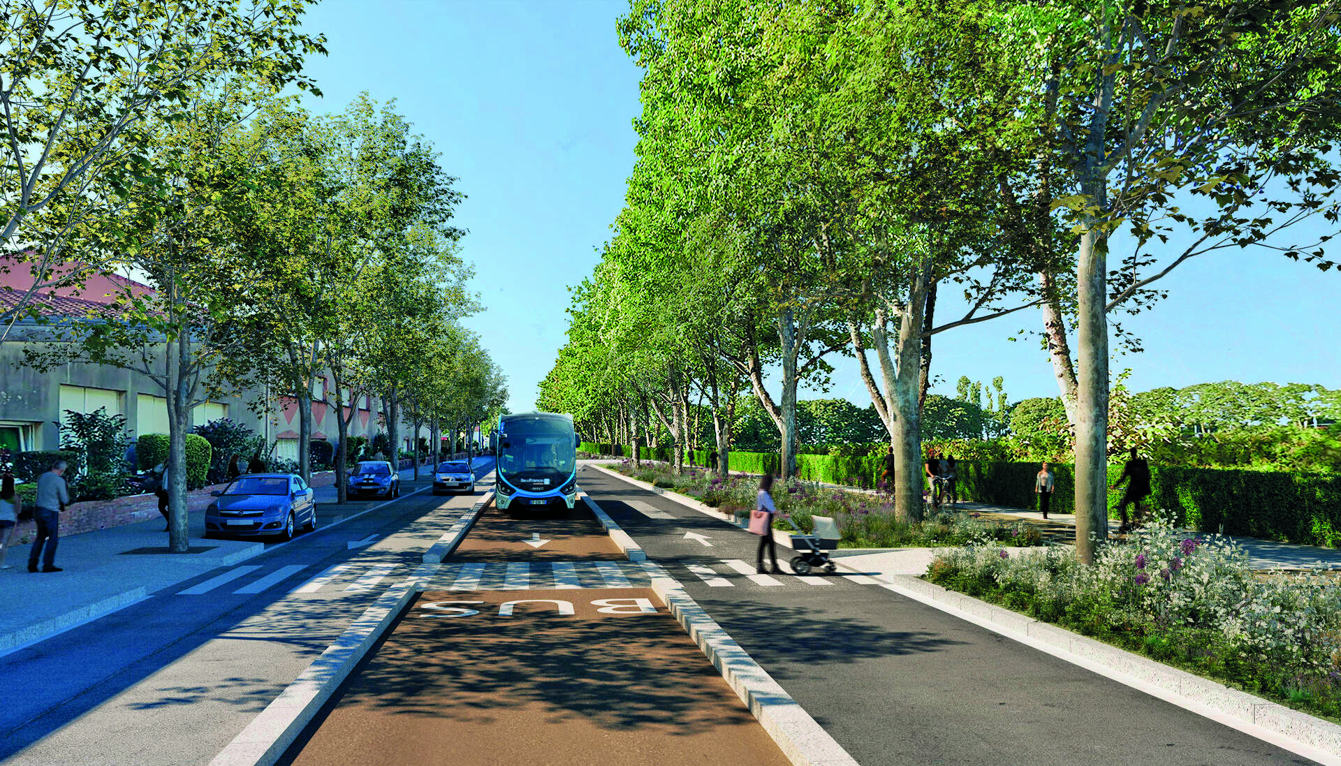 Concertation publique : le BHNS du Grand Roissy