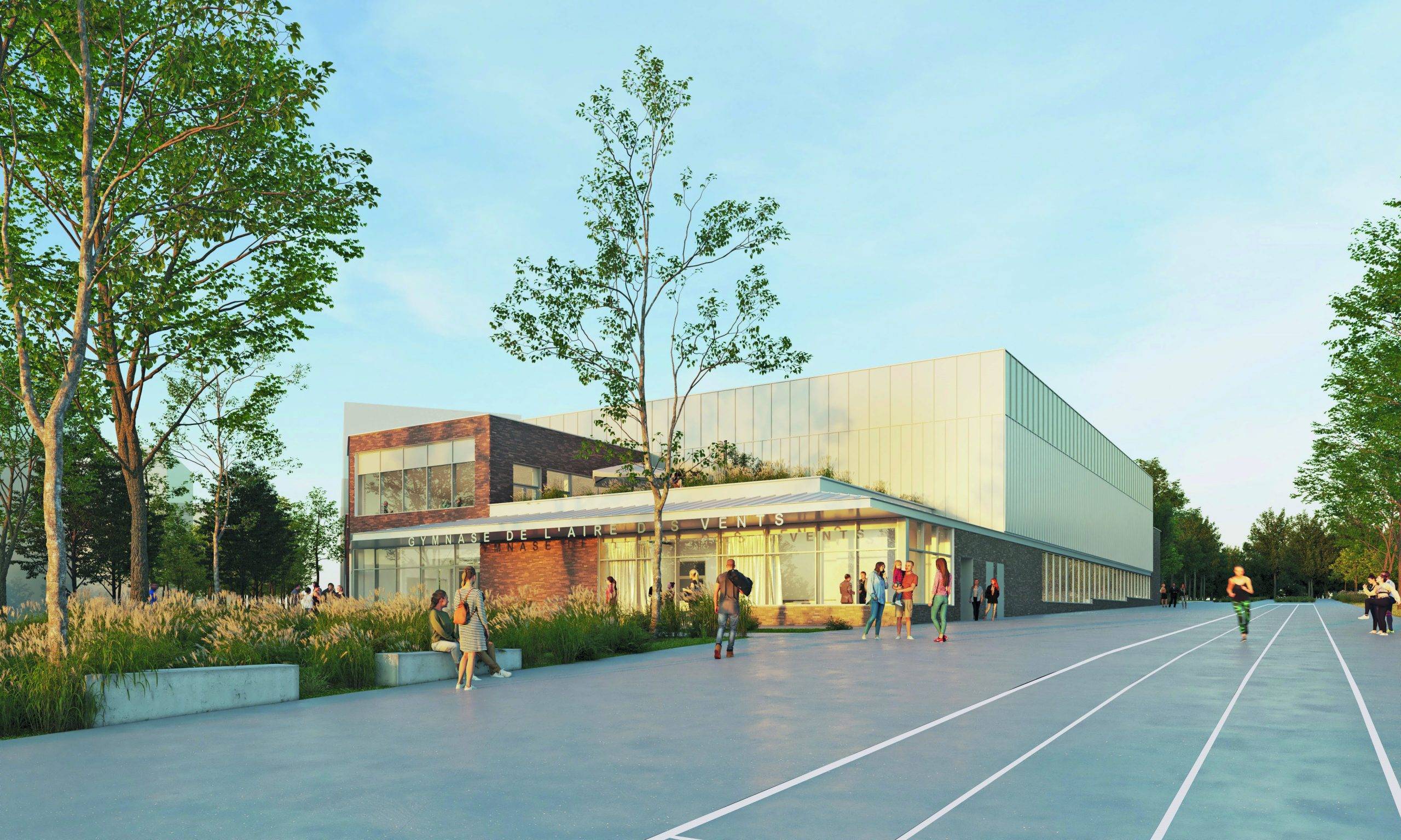Dugny : première pierre du nouveau gymnase