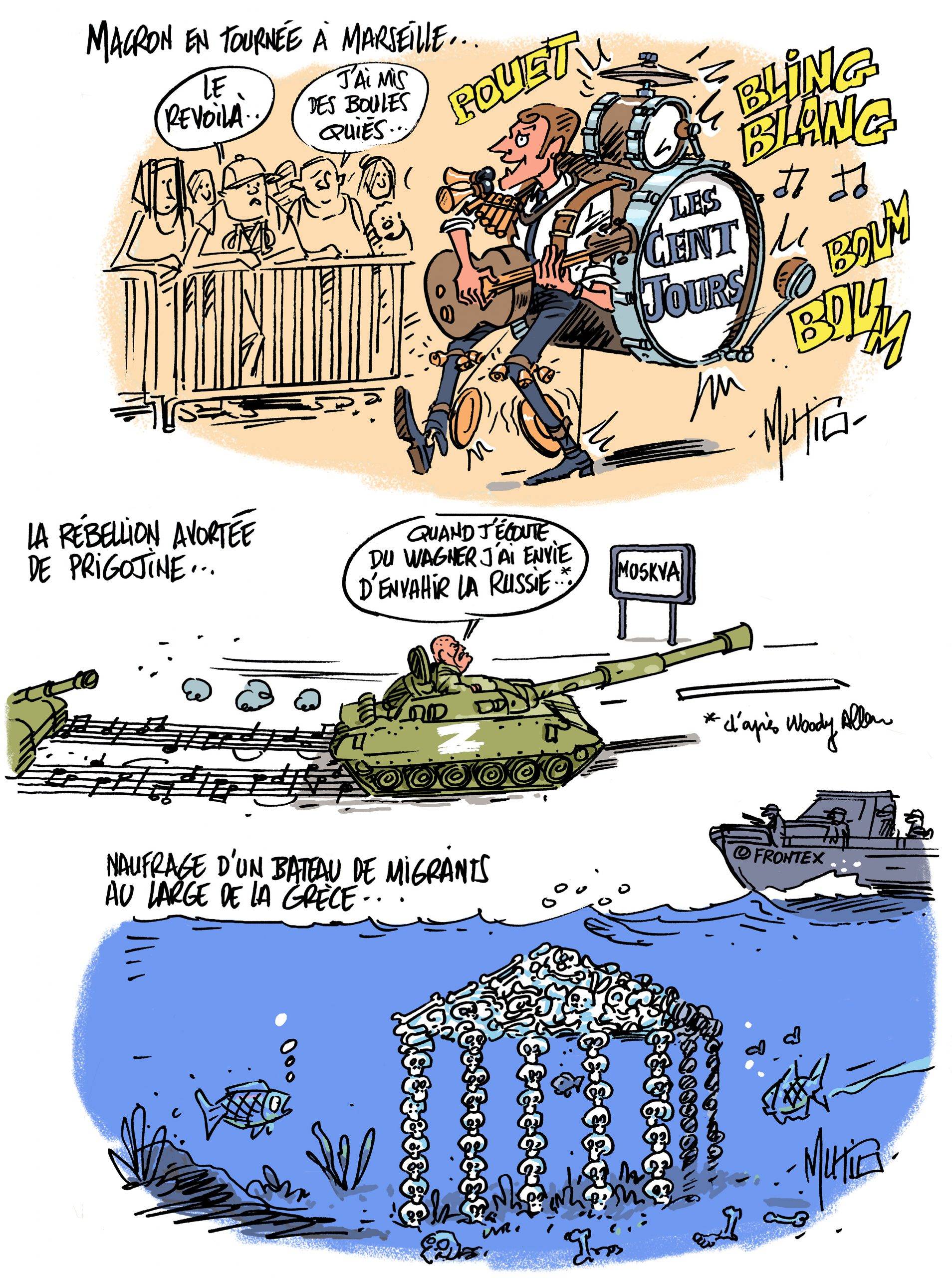 Tournée, rébellion et naufrage