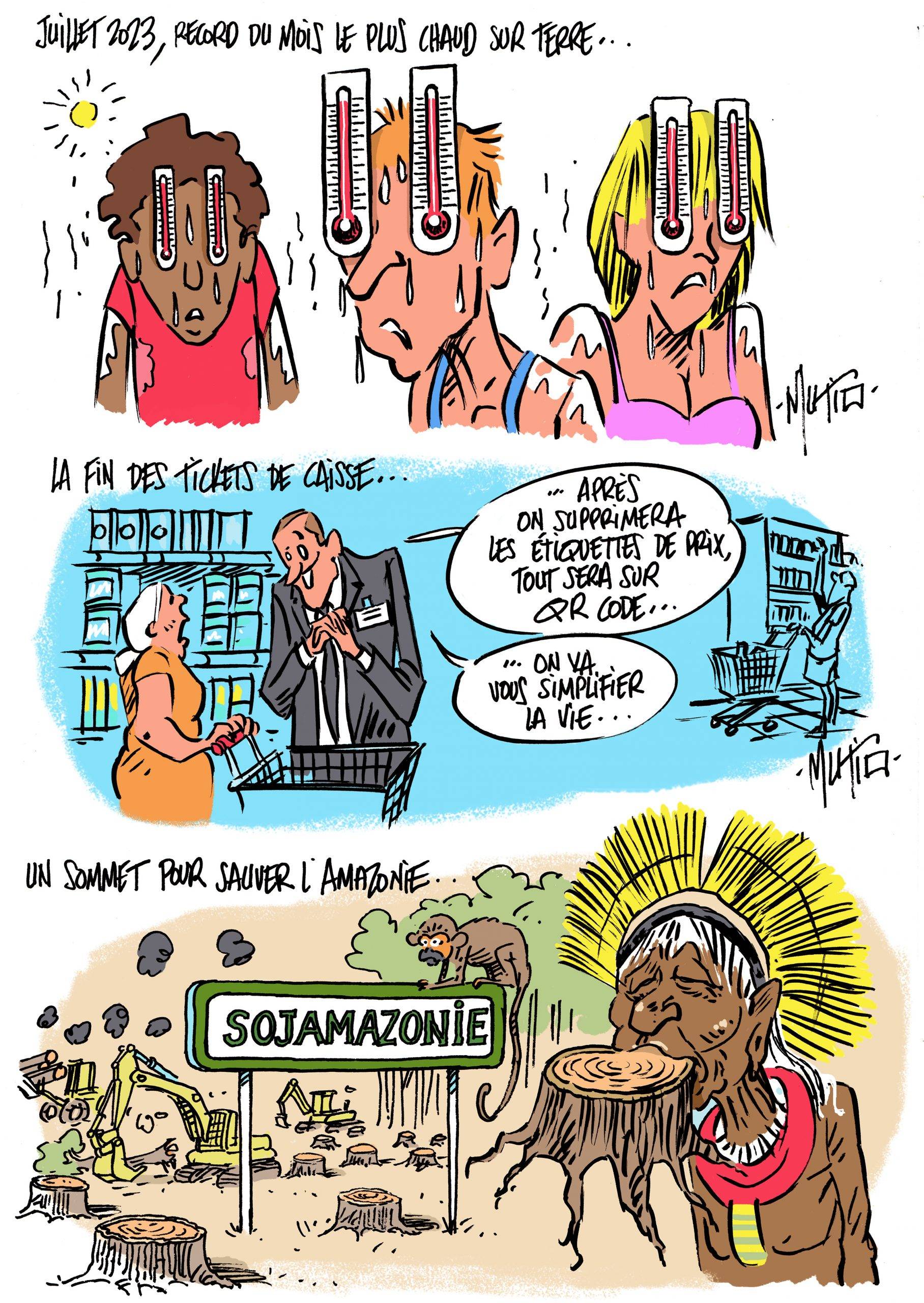 Record, ticket et Amazonie