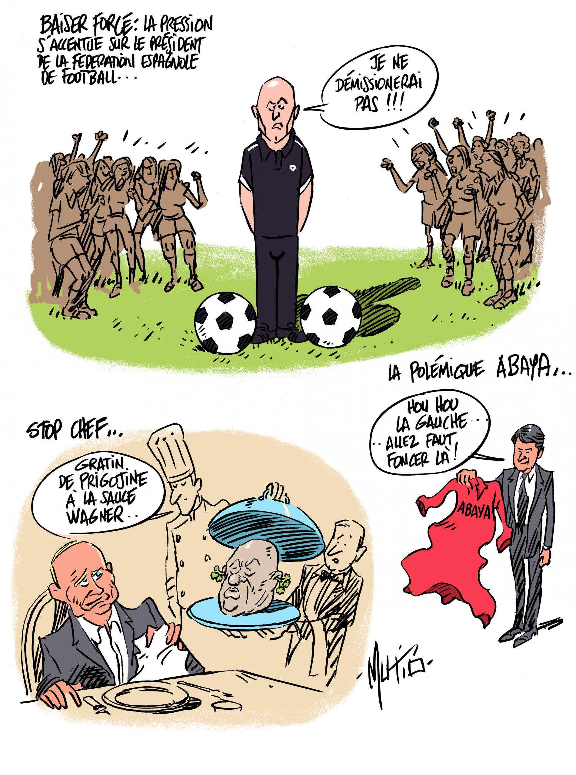 Baiser forcé, sauce Wagner et abaya