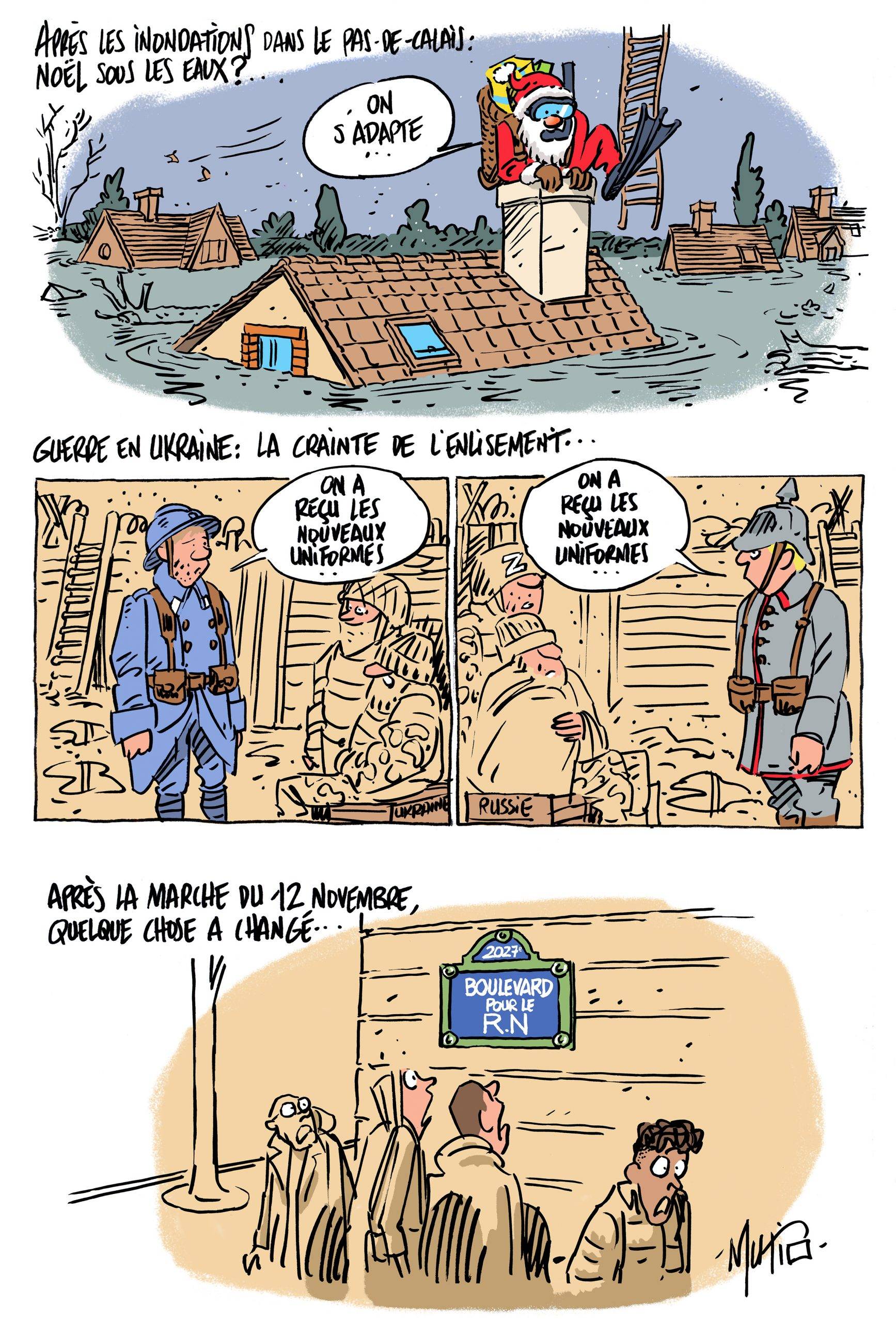 Inondations, Ukraine et RN