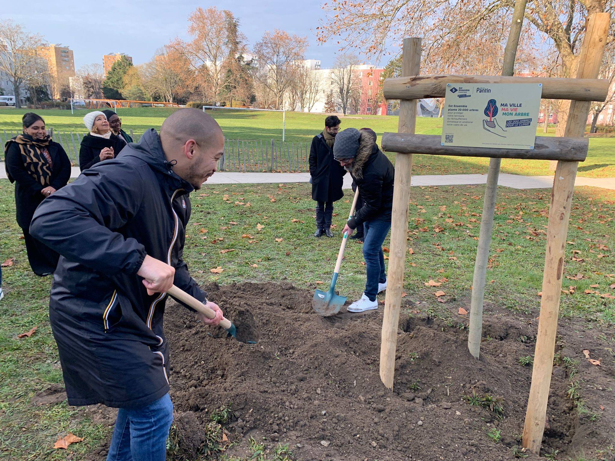 Est Ensemble : premières plantations sur le parc social