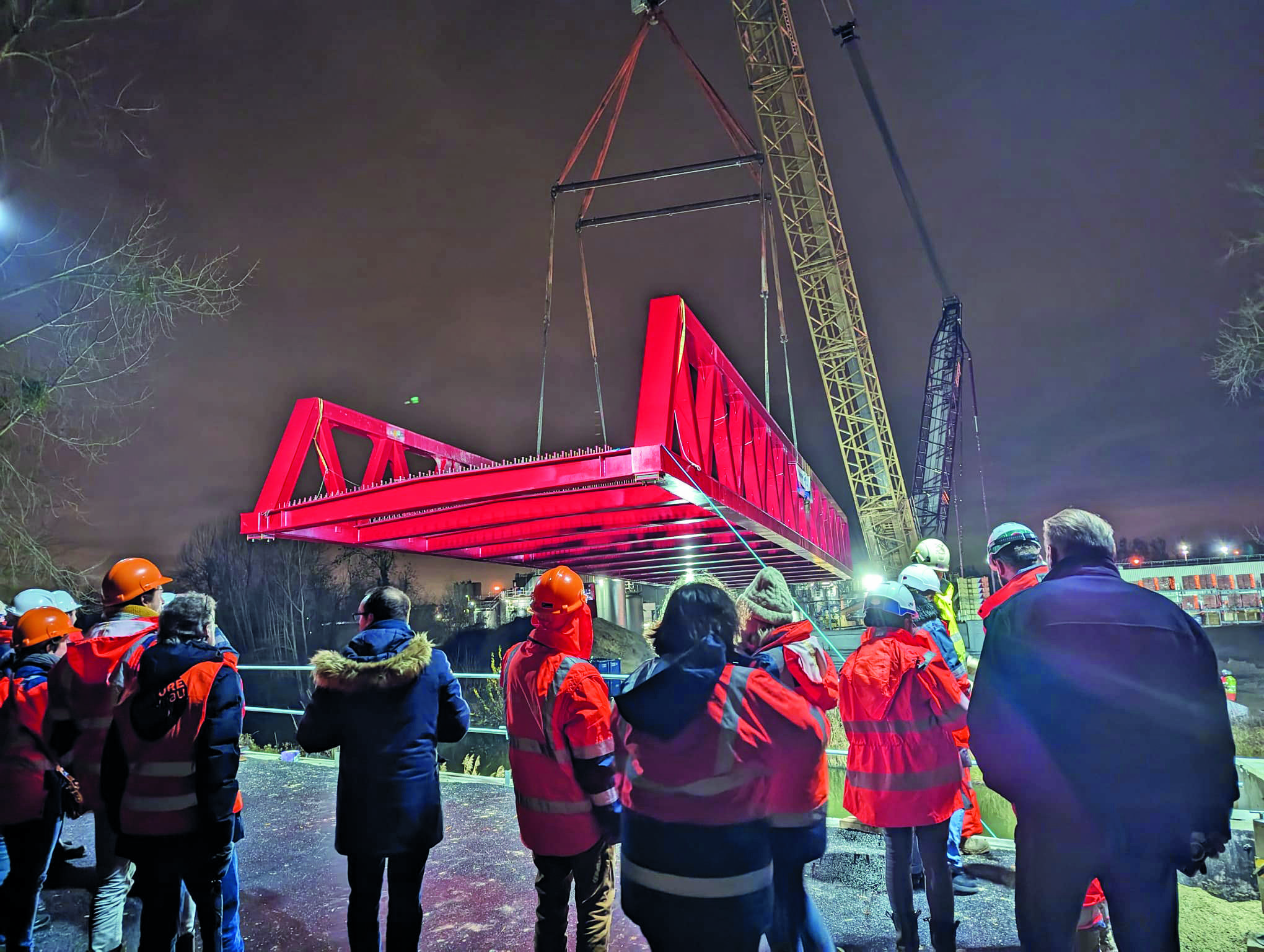 Liaison Sud de Chelles : un ouvrage d’art sur le canal