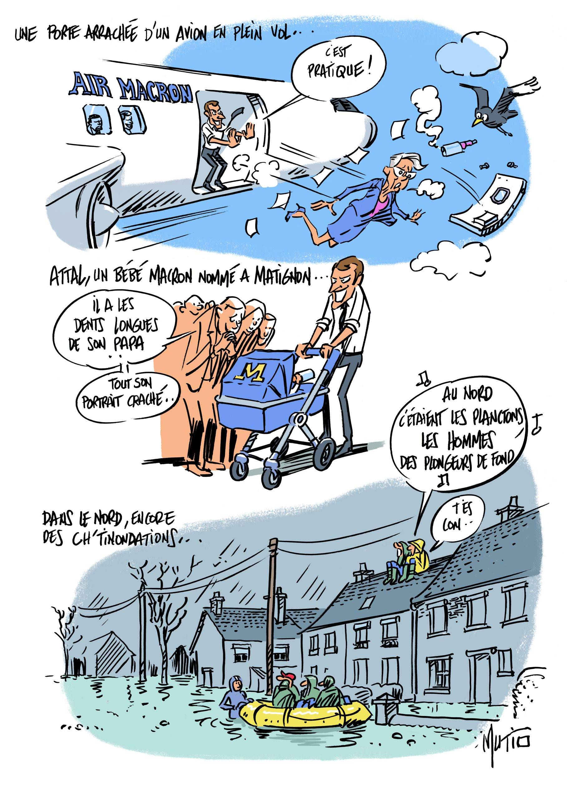 Borne, Attal et inondations