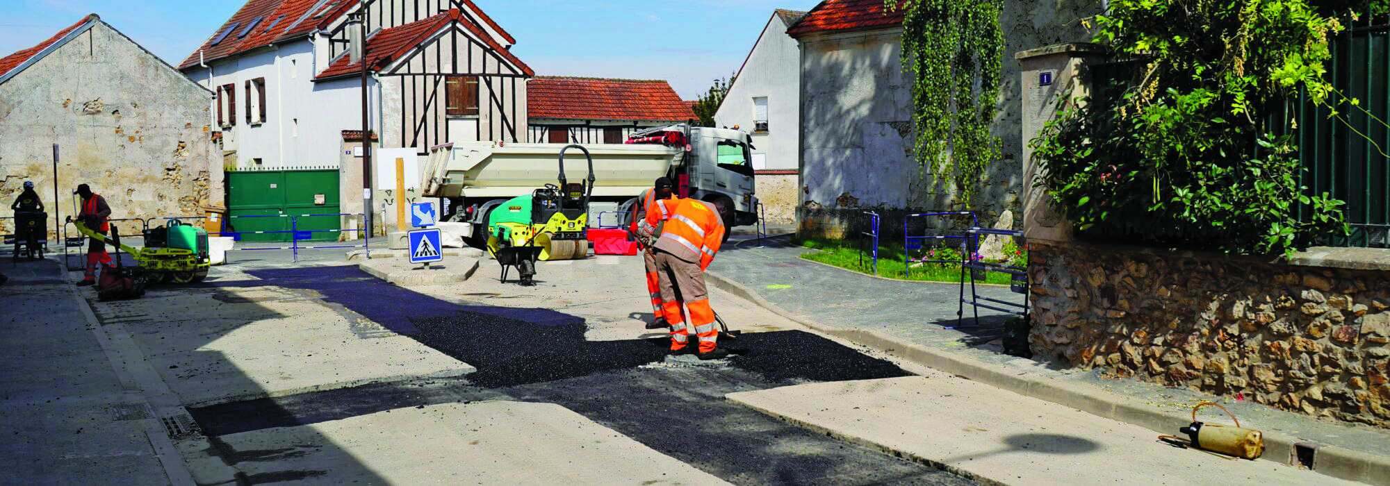 Bussy-Saint-Georges : travaux dans le village