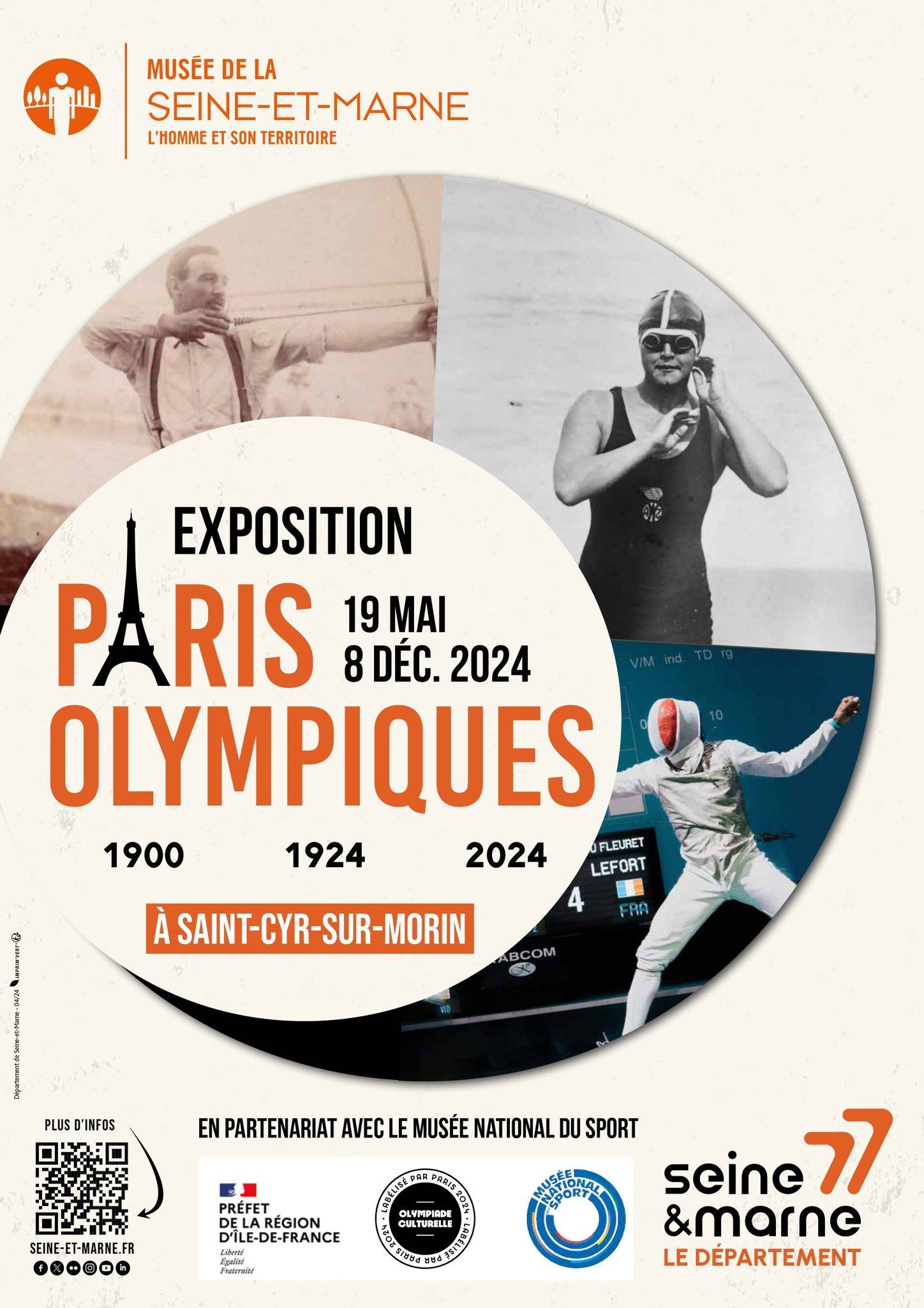 Musée de la Seine-et-Marne : « Paris olympiques. 1900-1924-2024 »