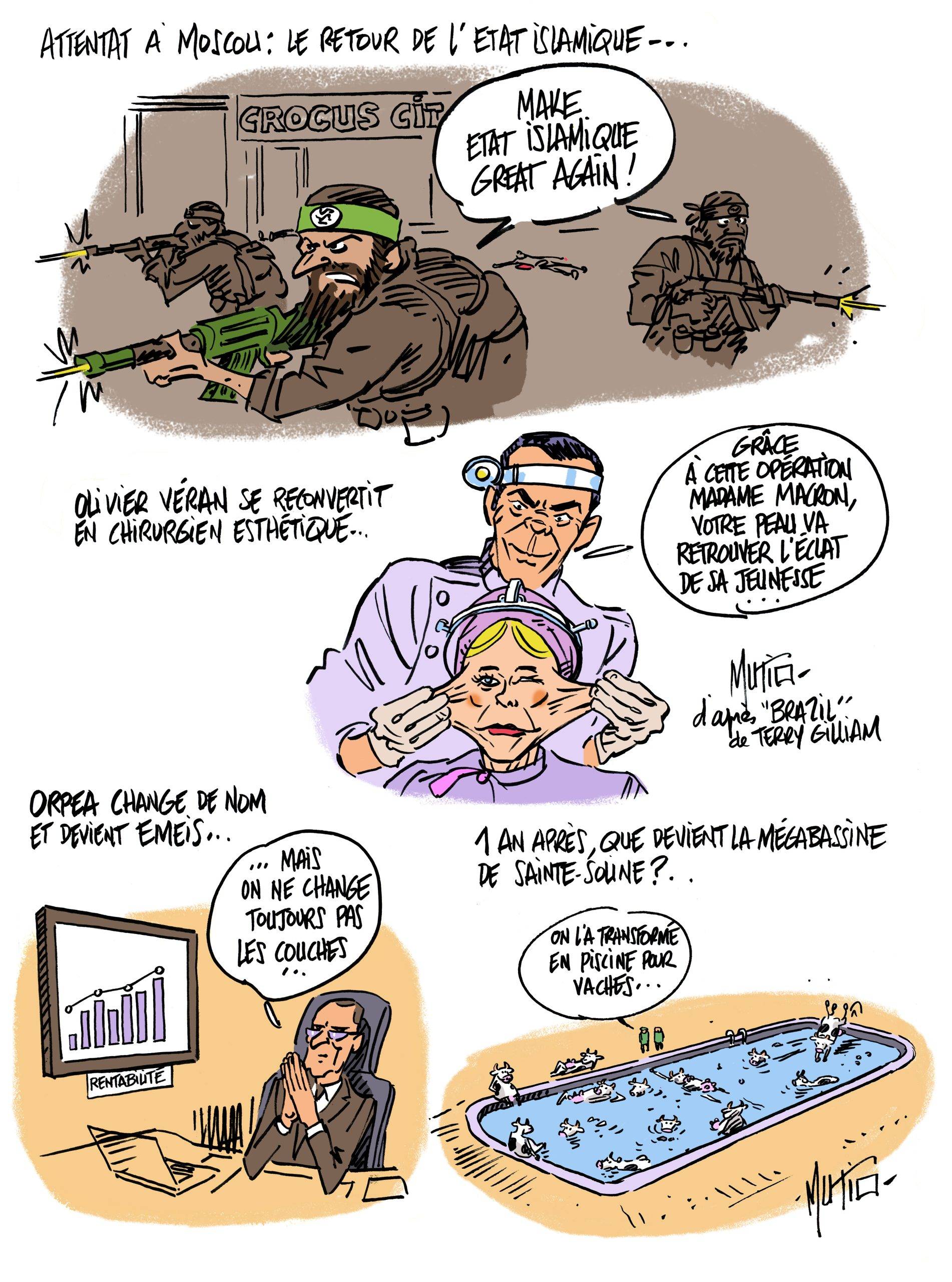 Moscou, Véran, Emeis et mégabassine