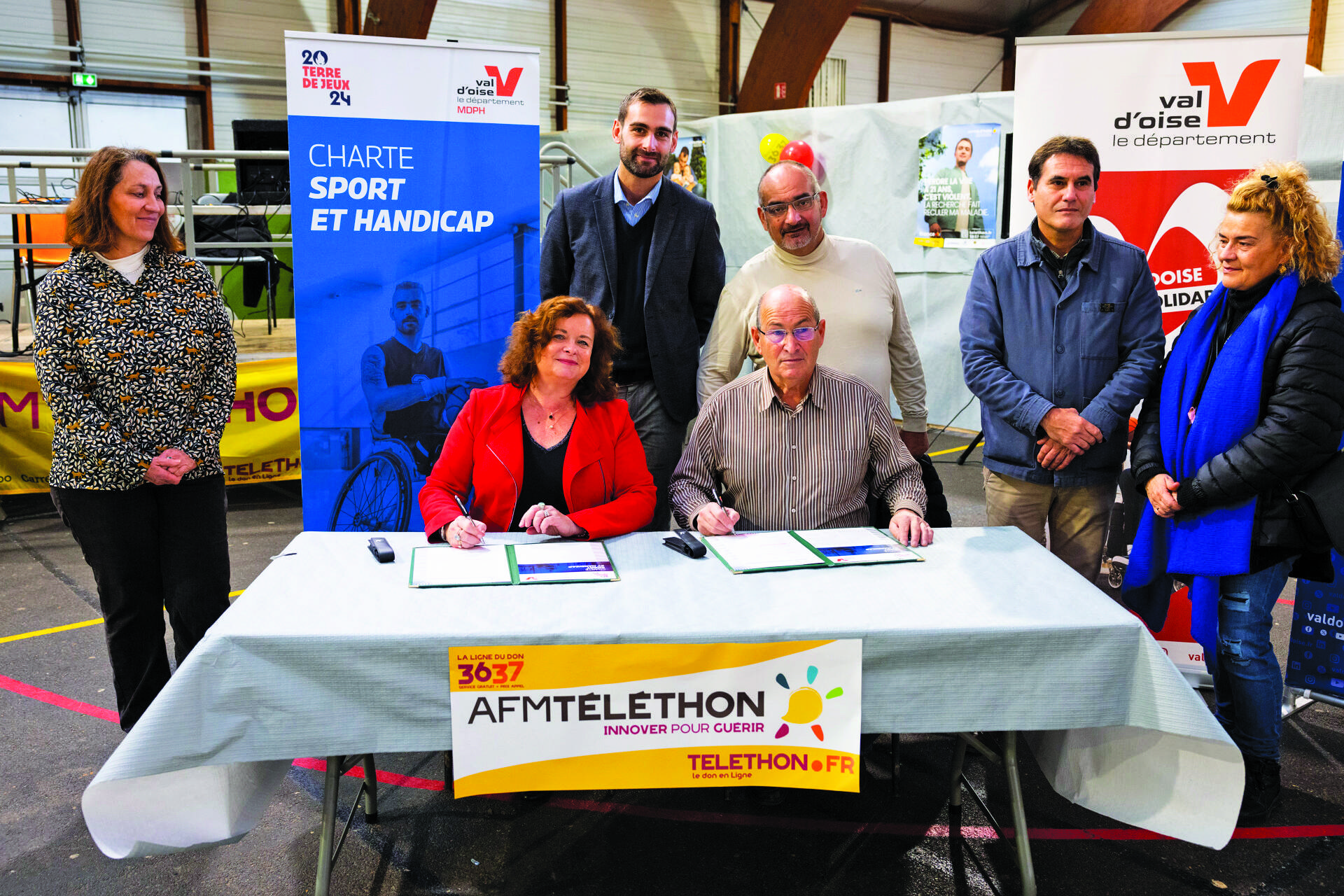 Louvres : charte Sport et Handicap