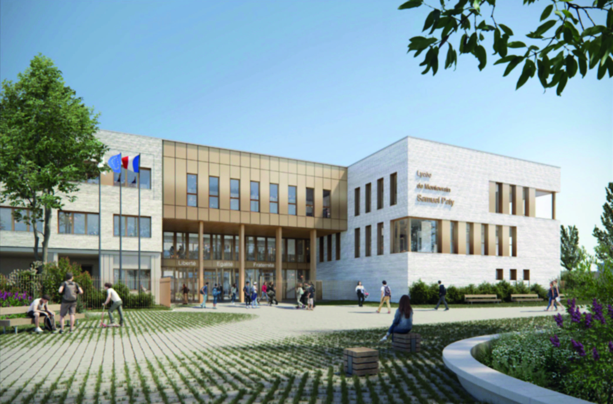 Montévrain : le futur lycée Samuel Paty
