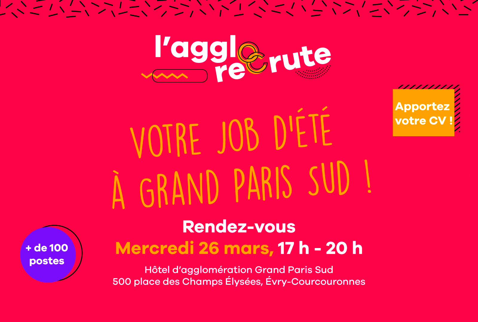 Grand Paris Sud : Job dating