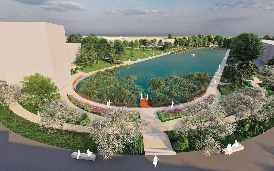 Lognes : transformation du parc du Grand Bassin