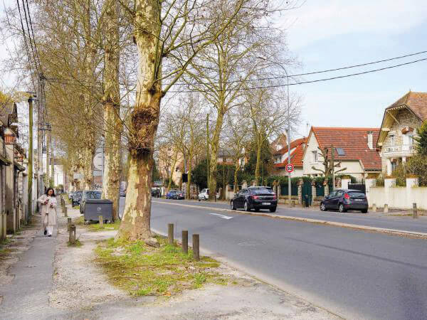 Dammarie-les-Lys : sur les trottoirs de l’avenue du Général Leclerc