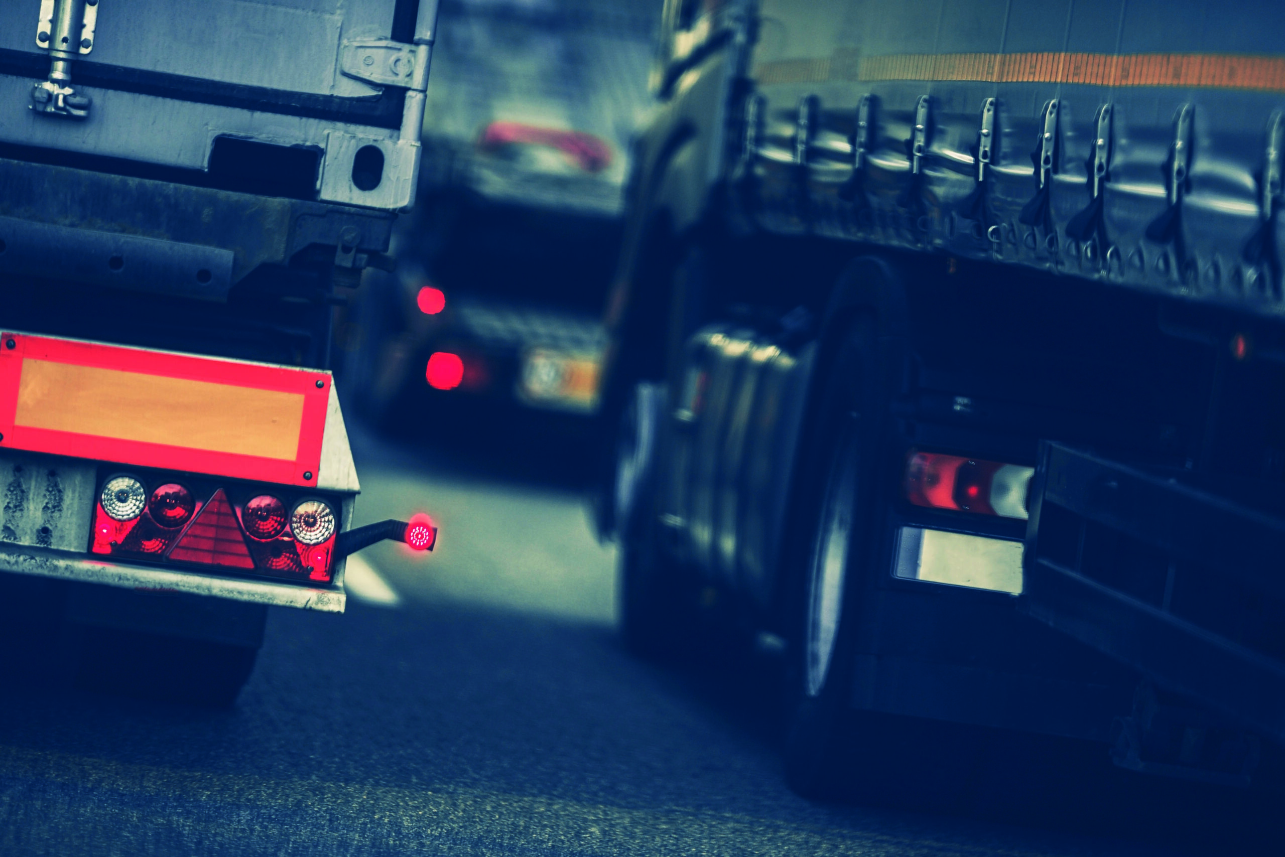 Trucks,Heavy,Traffic,On,The,Country,Border,Highway.,Border,Custom