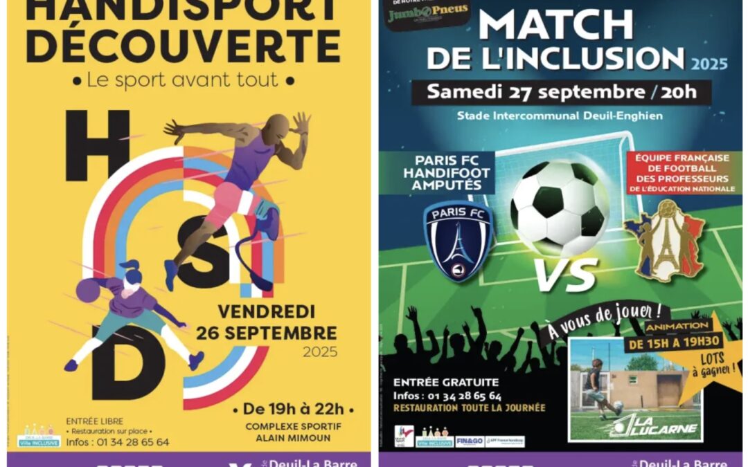 Deuil-la-Barre l’heure de l’inclusion et du handisport