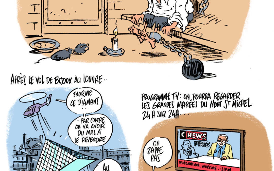 Sarkozy – Louvre – TV