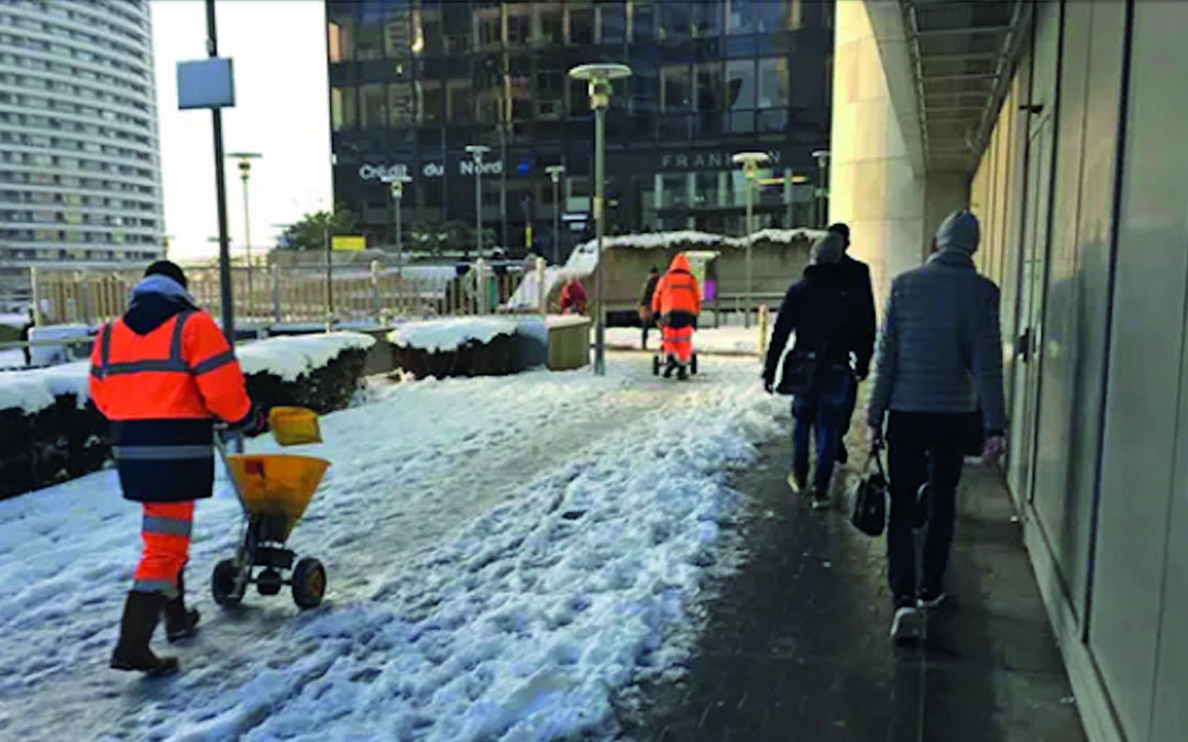 Paris La Défense : plan hivernal