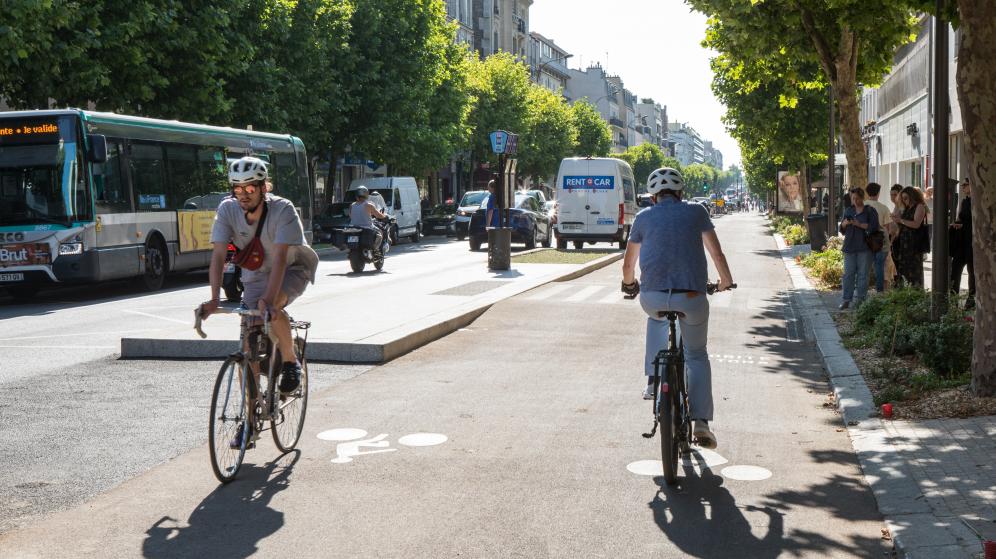 Vincennes : une continuité cyclable provisoire sur l’avenue de Paris