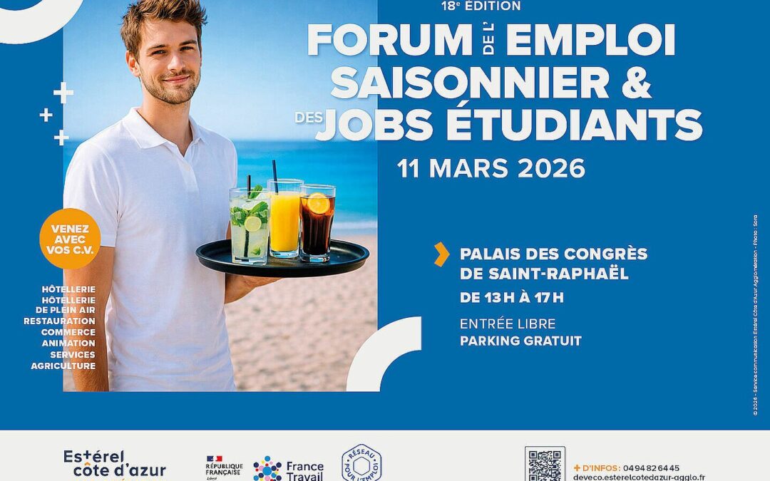 Saint-Raphaël accueille la 18e édition du Forum de l’emploi saisonnier