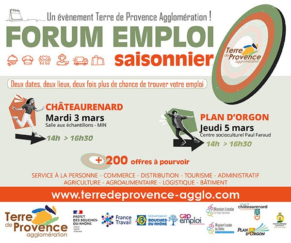 Deux rendez-vous pour dynamiser l’emploi saisonnier en Terre de Provence