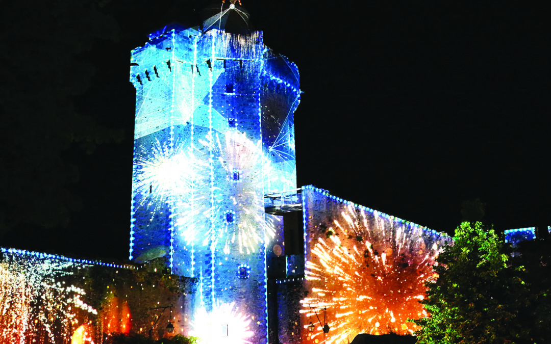 Blandy-les-Tours : le château s’illumine