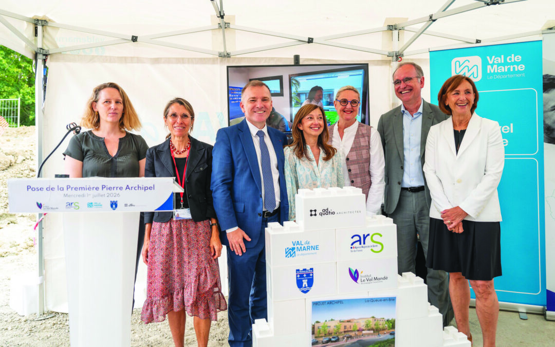 La Queue-en-Brie : la plateforme Archipel sort de terre