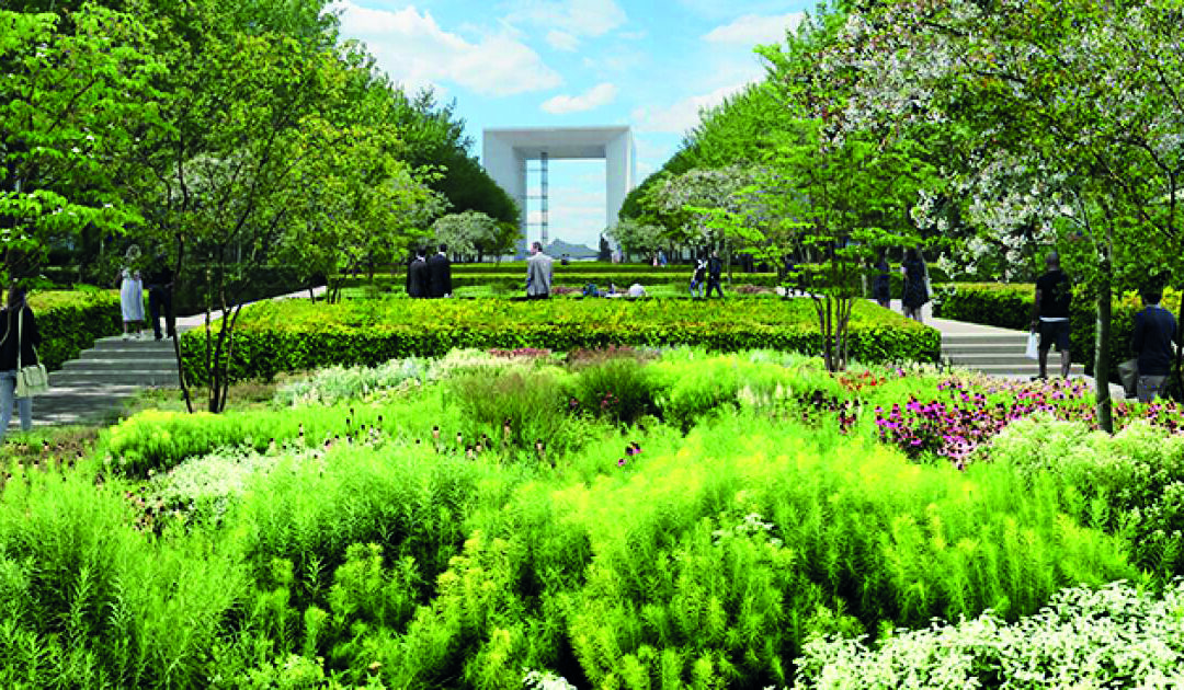 La Défense : l’esplanade devient un parc