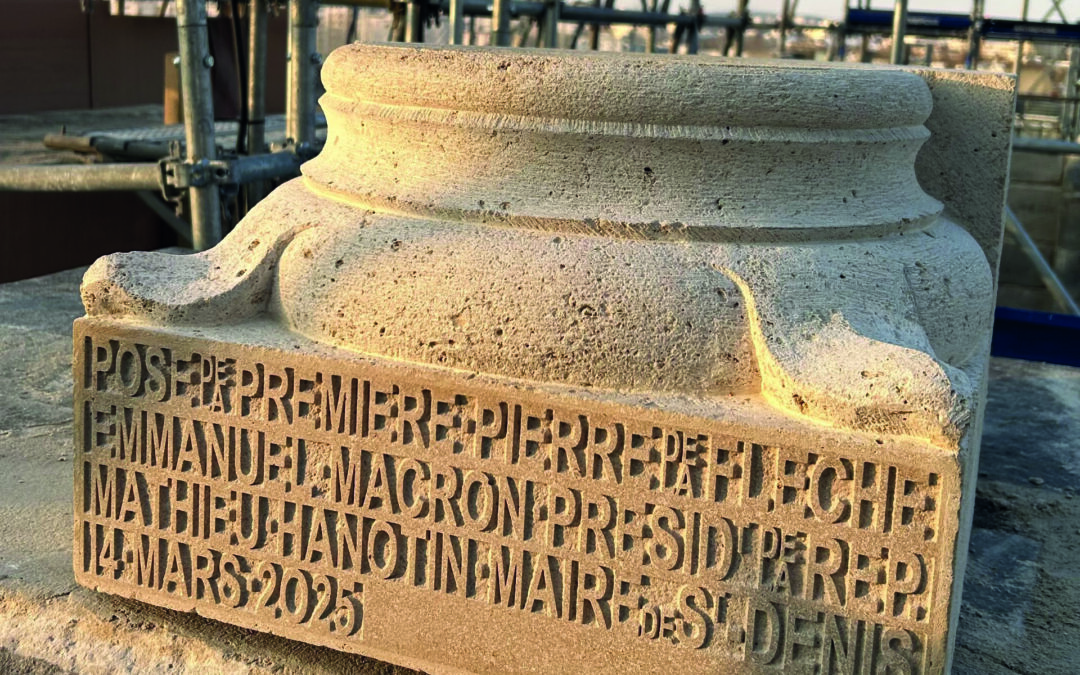 Saint-Denis : la flèche de la basilique se reconstruit