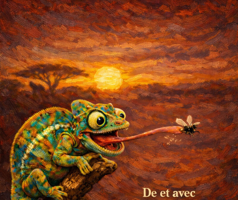 Éric Bouvron fait danser le caméléon à Bezons