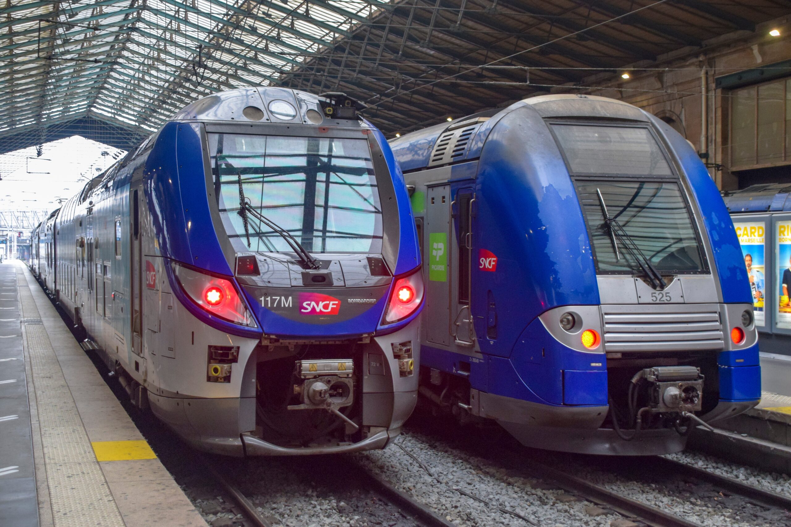Trains régionaux à quai pour le SERM de l'aire toulonnaise